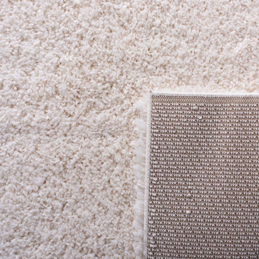 image:imageSAFAVIEH Area Rug 8x10 Fontana Shag Collection Large Grey Solid Pattern NonShedding amp Easy Cleaning Ultra Plush Thick Pile Ideal for Living Room Bedroom Dining Space FNT800FIvory