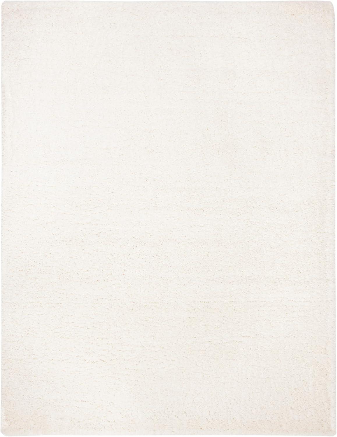 image:imageSAFAVIEH Area Rug 8x10 Fontana Shag Collection Large Grey Solid Pattern NonShedding amp Easy Cleaning Ultra Plush Thick Pile Ideal for Living Room Bedroom Dining Space FNT800FIvory