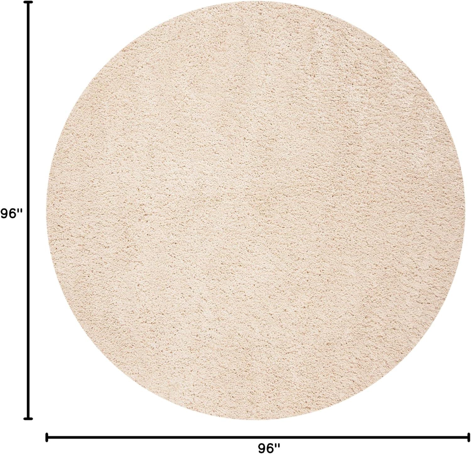 image:imageSAFAVIEH Area Rug 8x10 Fontana Shag Collection Large Grey Solid Pattern NonShedding amp Easy Cleaning Ultra Plush Thick Pile Ideal for Living Room Bedroom Dining Space FNT800FCreme