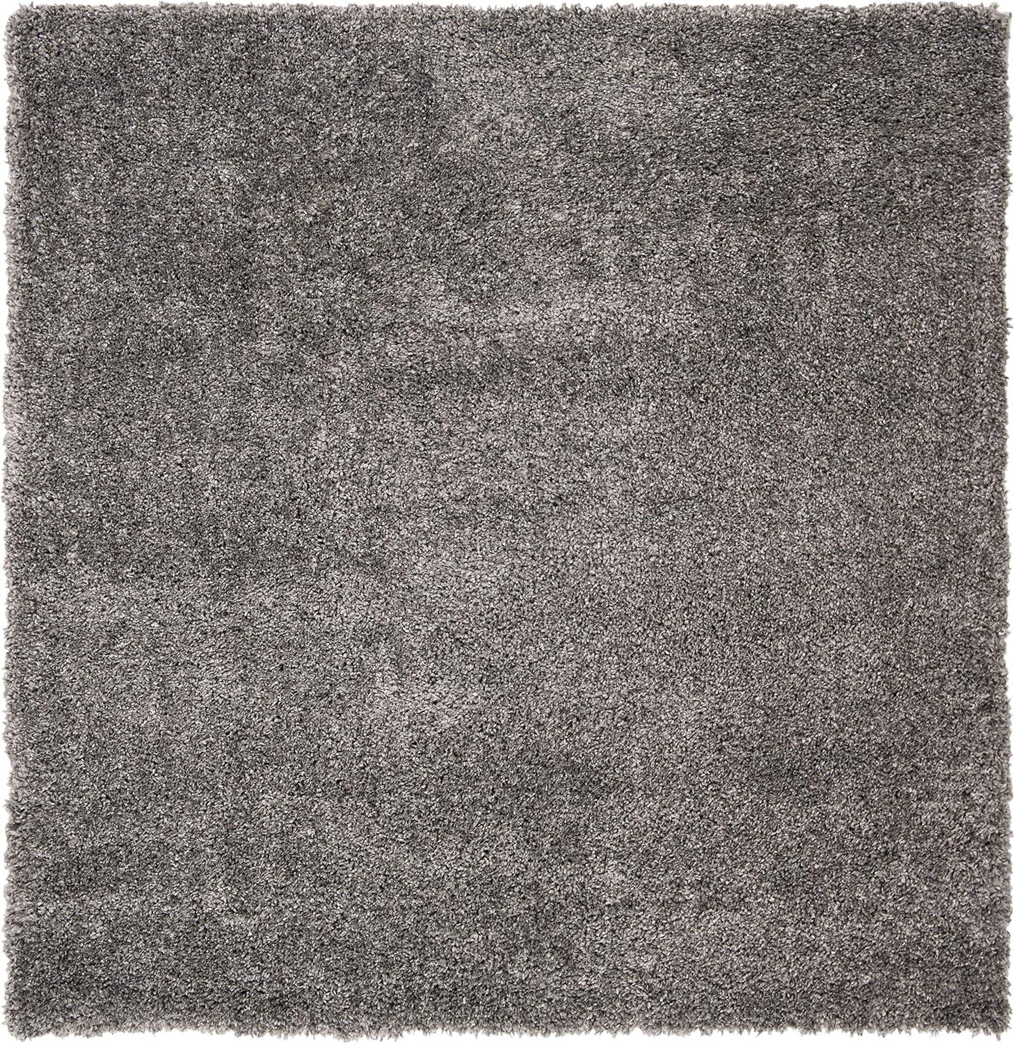 image:imageSAFAVIEH Area Rug 8x10 Fontana Shag Collection Large Grey Solid Pattern NonShedding amp Easy Cleaning Ultra Plush Thick Pile Ideal for Living Room Bedroom Dining Space FNT800FSilver