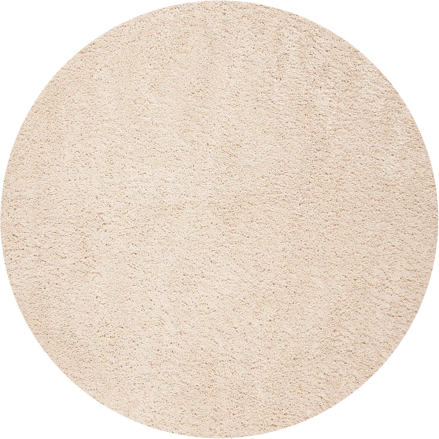 image:imageSAFAVIEH Area Rug 8x10 Fontana Shag Collection Large Grey Solid Pattern NonShedding amp Easy Cleaning Ultra Plush Thick Pile Ideal for Living Room Bedroom Dining Space FNT800FCreme