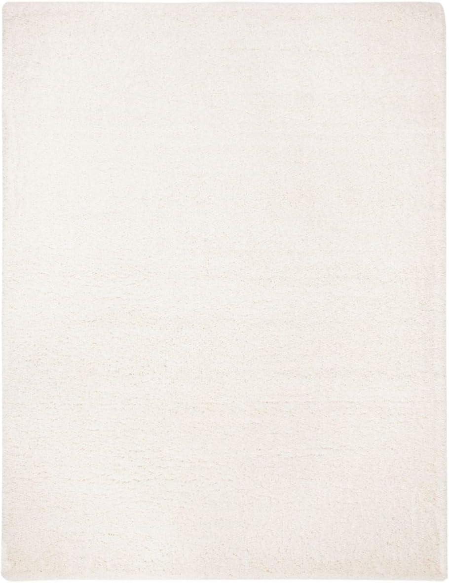 image:imageSAFAVIEH Area Rug 8x10 Fontana Shag Collection Large Grey Solid Pattern NonShedding amp Easy Cleaning Ultra Plush Thick Pile Ideal for Living Room Bedroom Dining Space FNT800FIvory