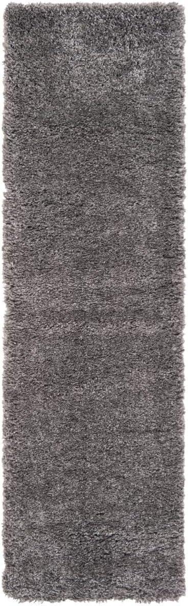 image:imageSAFAVIEH Area Rug 8x10 Fontana Shag Collection Large Grey Solid Pattern NonShedding amp Easy Cleaning Ultra Plush Thick Pile Ideal for Living Room Bedroom Dining Space FNT800FSilver