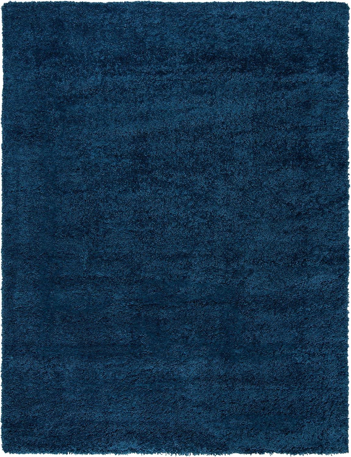 image:imageSAFAVIEH Area Rug 8x10 Fontana Shag Collection Large Grey Solid Pattern NonShedding amp Easy Cleaning Ultra Plush Thick Pile Ideal for Living Room Bedroom Dining Space FNT800FBlue