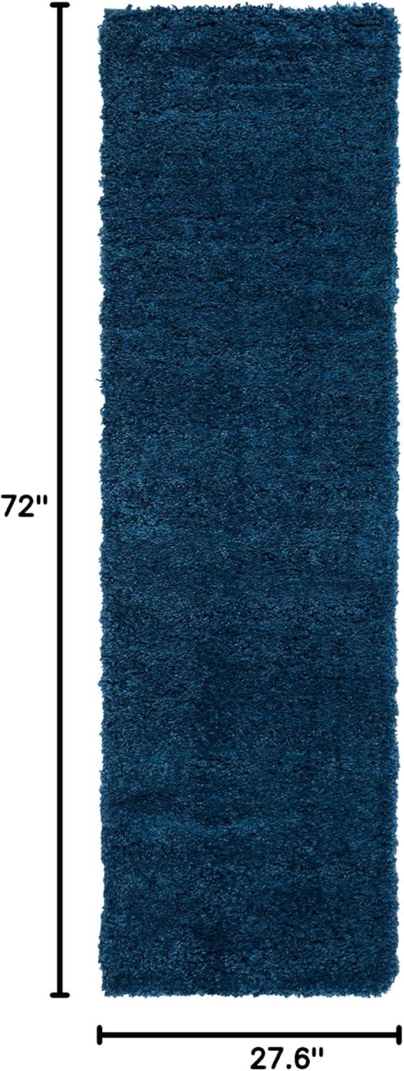 image:imageSAFAVIEH Area Rug 8x10 Fontana Shag Collection Large Grey Solid Pattern NonShedding amp Easy Cleaning Ultra Plush Thick Pile Ideal for Living Room Bedroom Dining Space FNT800FBlue