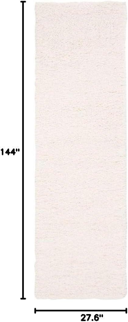 image:imageSAFAVIEH Area Rug 8x10 Fontana Shag Collection Large Grey Solid Pattern NonShedding amp Easy Cleaning Ultra Plush Thick Pile Ideal for Living Room Bedroom Dining Space FNT800FIvory