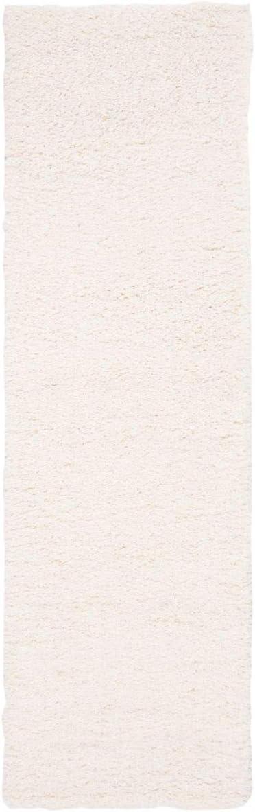 image:imageSAFAVIEH Area Rug 8x10 Fontana Shag Collection Large Grey Solid Pattern NonShedding amp Easy Cleaning Ultra Plush Thick Pile Ideal for Living Room Bedroom Dining Space FNT800FIvory