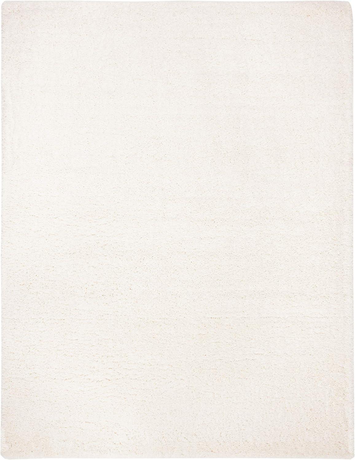 image:imageSAFAVIEH Area Rug 8x10 Fontana Shag Collection Large Grey Solid Pattern NonShedding amp Easy Cleaning Ultra Plush Thick Pile Ideal for Living Room Bedroom Dining Space FNT800FIvory