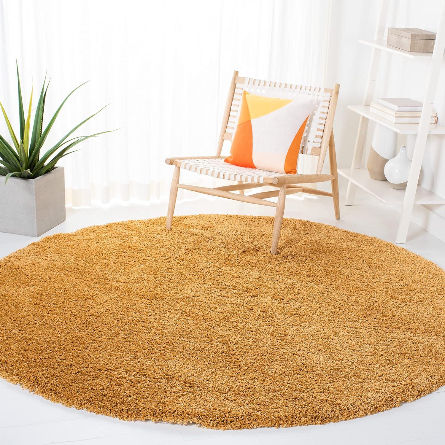 image:imageSAFAVIEH Area Rug 8x10 Hudson Shag Collection Large Green NonShedding amp Easy Cleaning Ultra Plush Thick Pile Ideal for Living Room Bedroom Dining Space SGH220YGold
