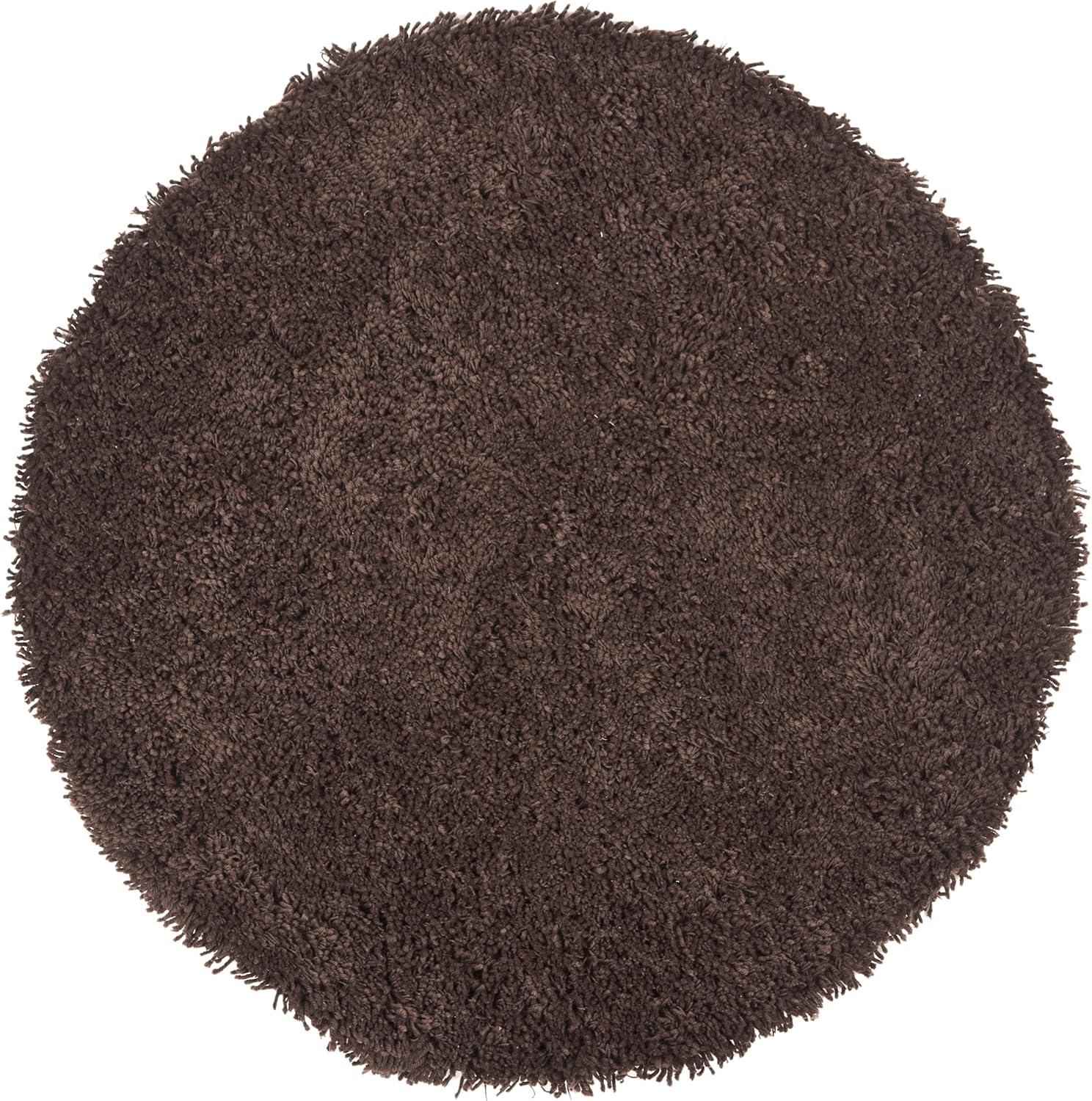 image:imageSAFAVIEH Classic Shag Collection Area Rug 5 x 8 Lime Handmade 175inch Thick Ideal for High Traffic Areas in Living Room Bedroom SG240BChocolate
