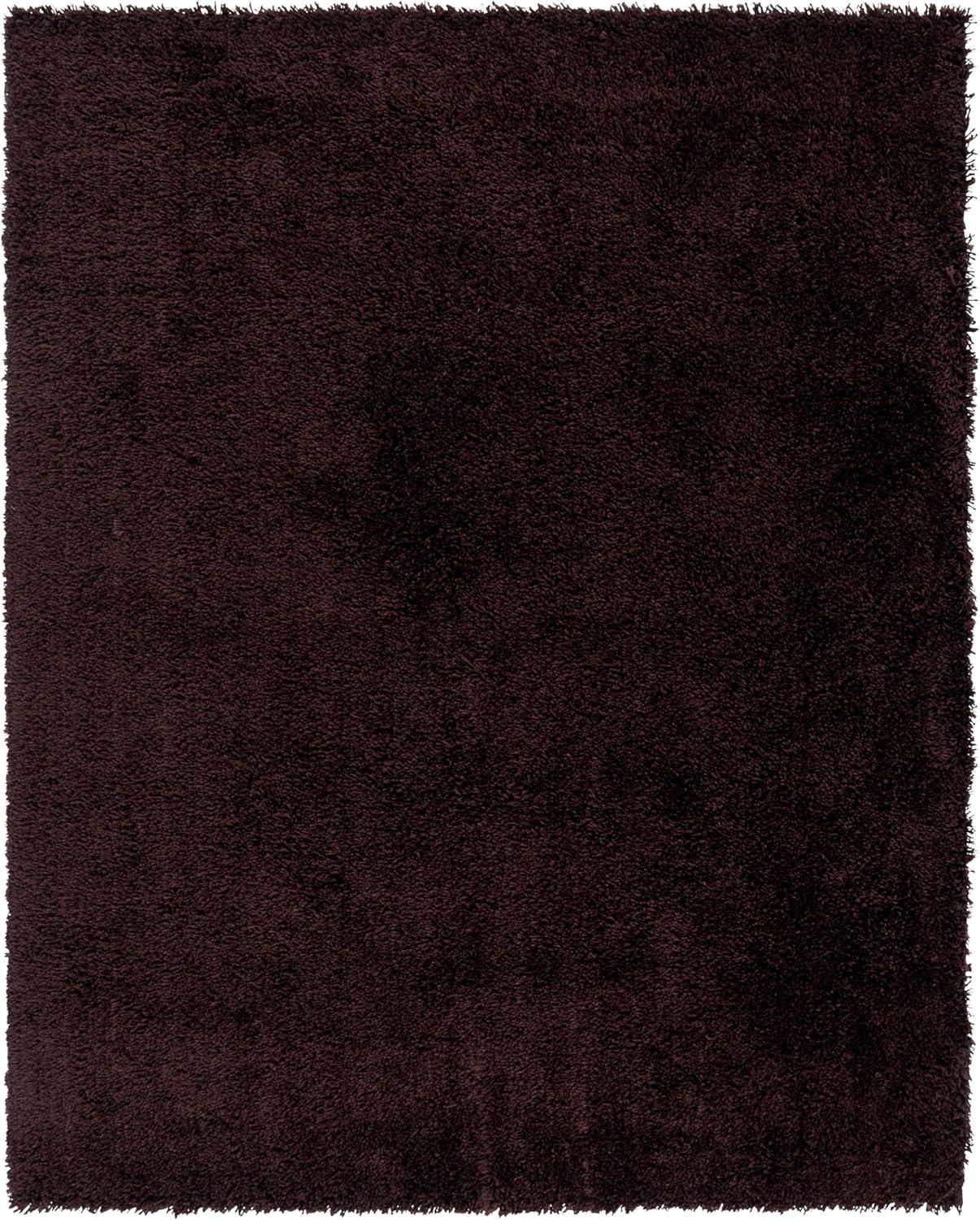 image:imageSAFAVIEH Classic Shag Collection Area Rug 5 x 8 Lime Handmade 175inch Thick Ideal for High Traffic Areas in Living Room Bedroom SG240BChocolate