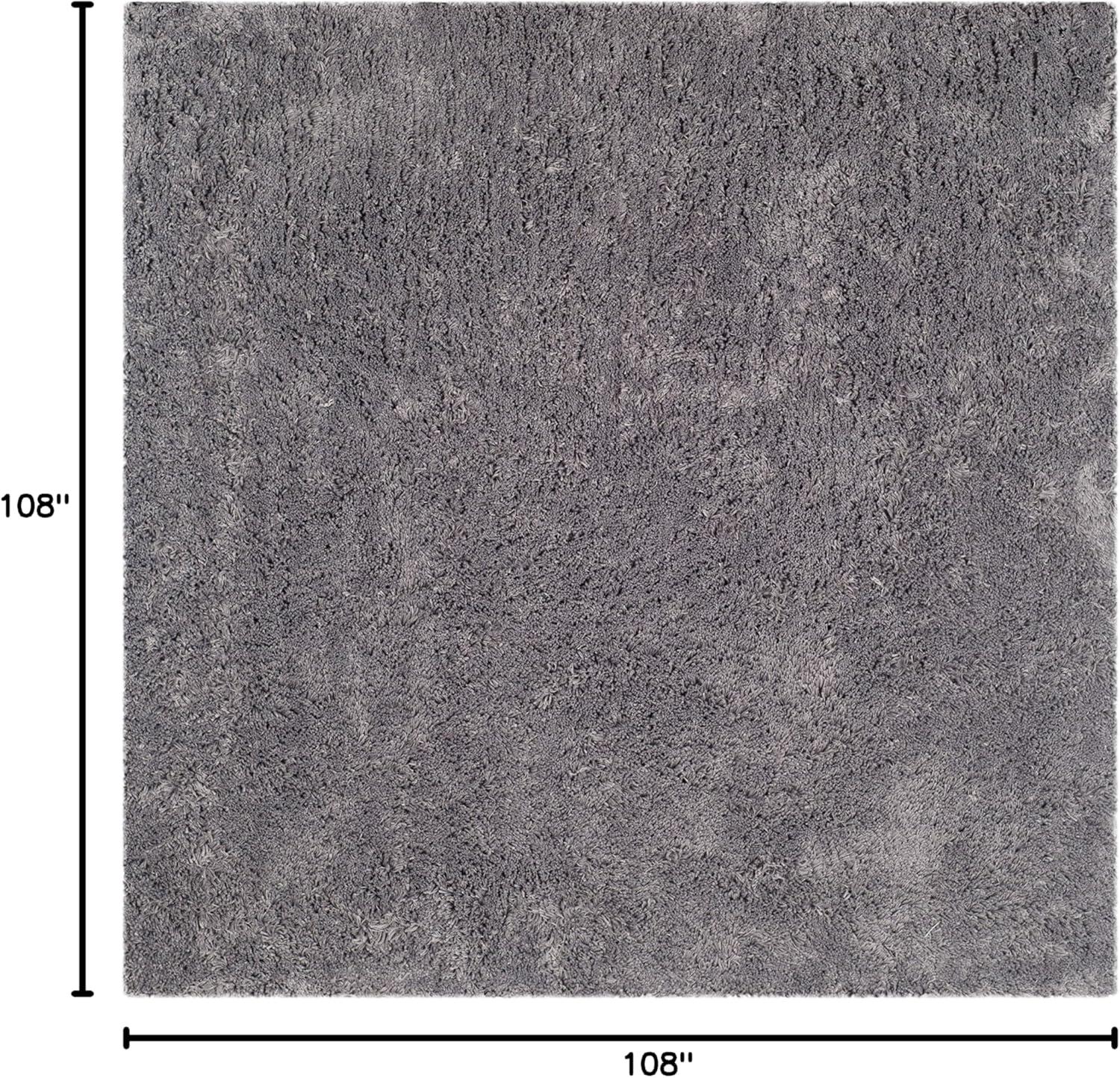 image:imageSAFAVIEH Classic Shag Collection Area Rug 5 x 8 Lime Handmade 175inch Thick Ideal for High Traffic Areas in Living Room Bedroom SG240BGrey