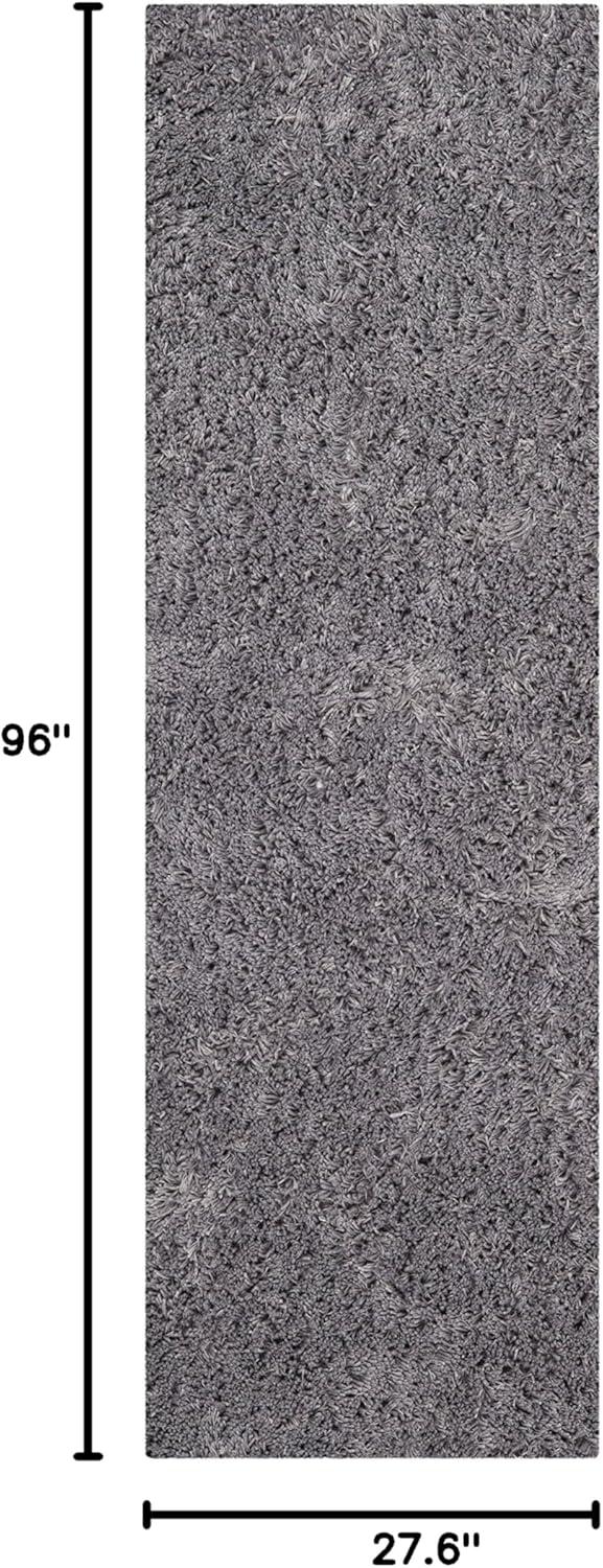image:imageSAFAVIEH Classic Shag Collection Area Rug 5 x 8 Lime Handmade 175inch Thick Ideal for High Traffic Areas in Living Room Bedroom SG240BGrey