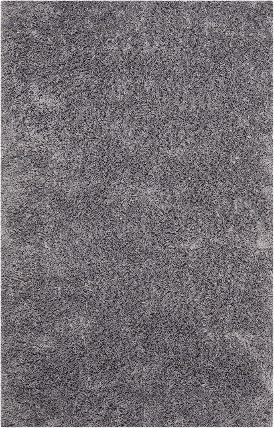 image:imageSAFAVIEH Classic Shag Collection Area Rug 5 x 8 Lime Handmade 175inch Thick Ideal for High Traffic Areas in Living Room Bedroom SG240BGrey