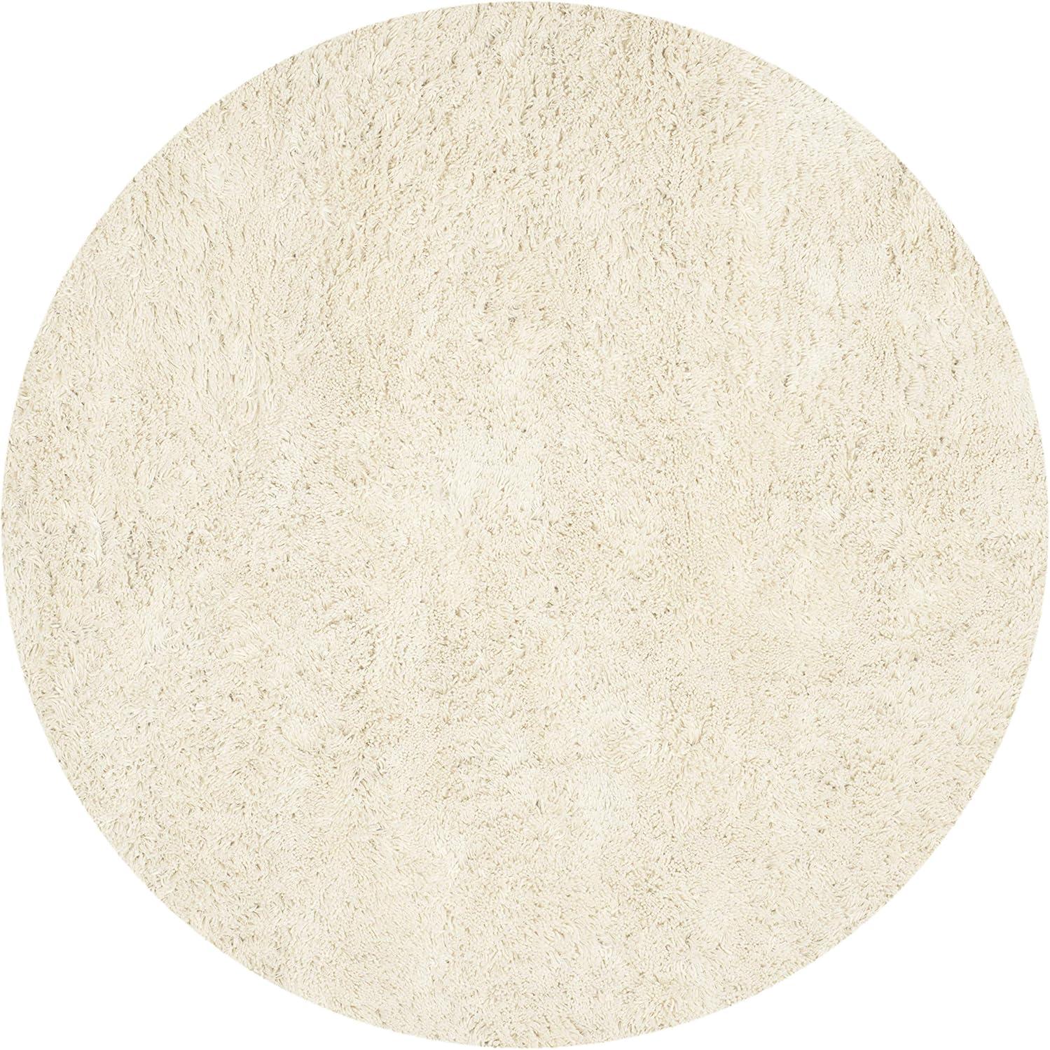 image:imageSAFAVIEH Classic Shag Collection Area Rug 5 x 8 Lime Handmade 175inch Thick Ideal for High Traffic Areas in Living Room Bedroom SG240BIvory