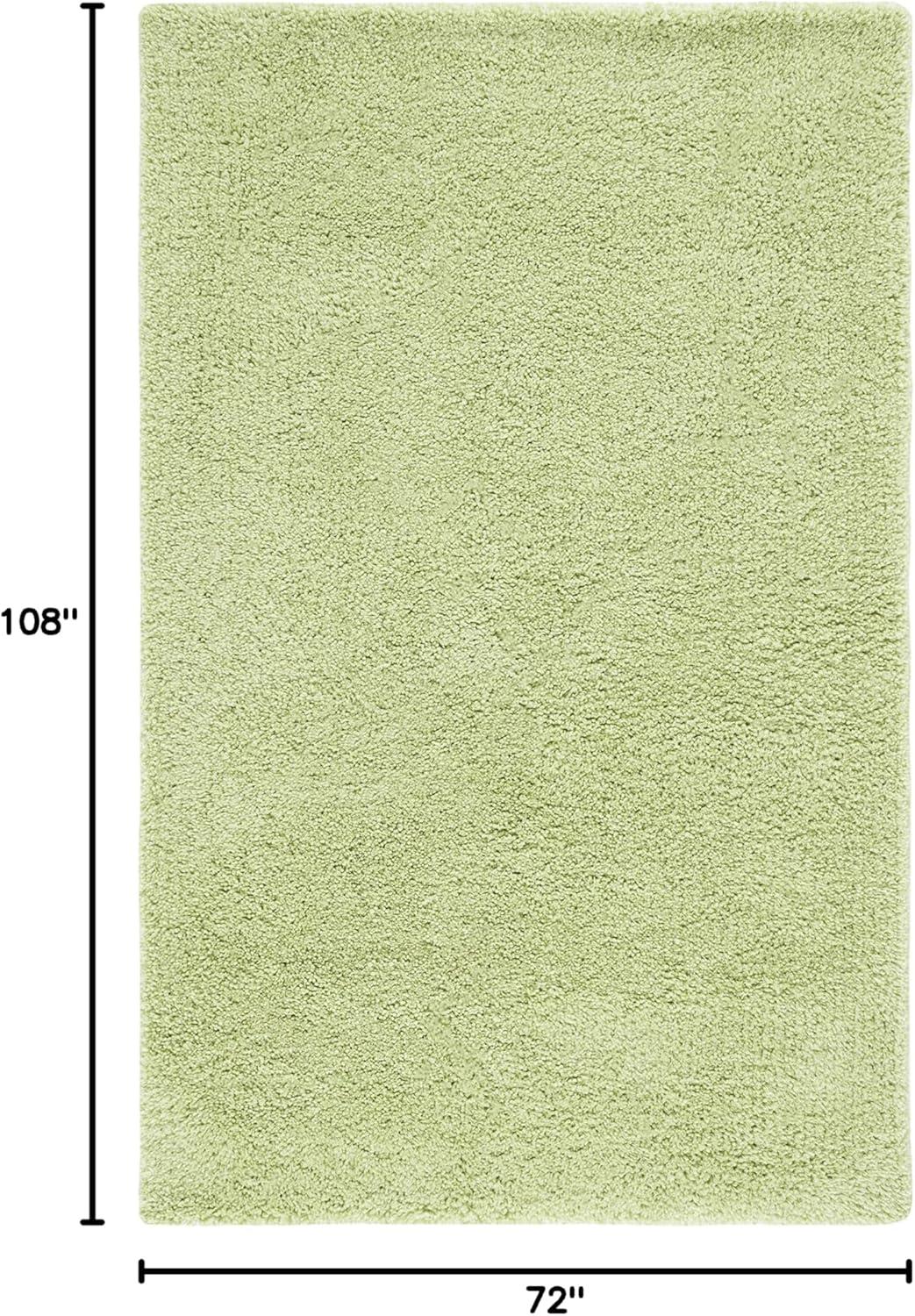 image:imageSAFAVIEH Classic Shag Collection Area Rug 5 x 8 Lime Handmade 175inch Thick Ideal for High Traffic Areas in Living Room Bedroom SG240BLimeGreen