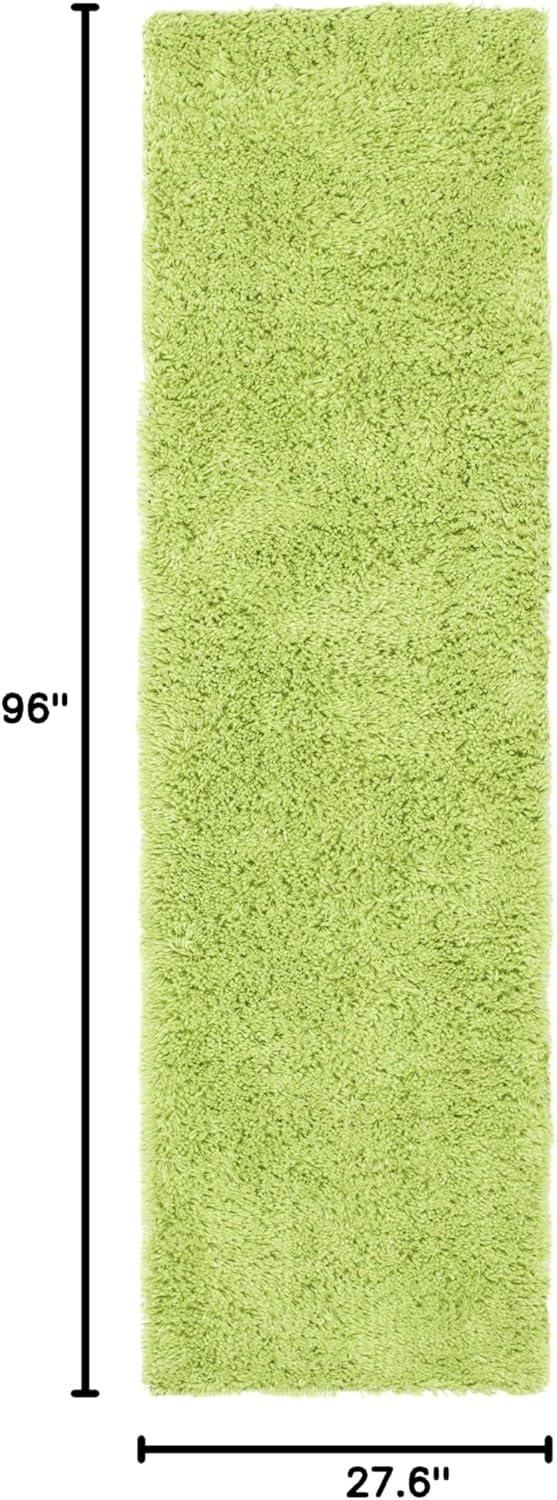 image:imageSAFAVIEH Classic Shag Collection Area Rug 5 x 8 Lime Handmade 175inch Thick Ideal for High Traffic Areas in Living Room Bedroom SG240BLimeGreen