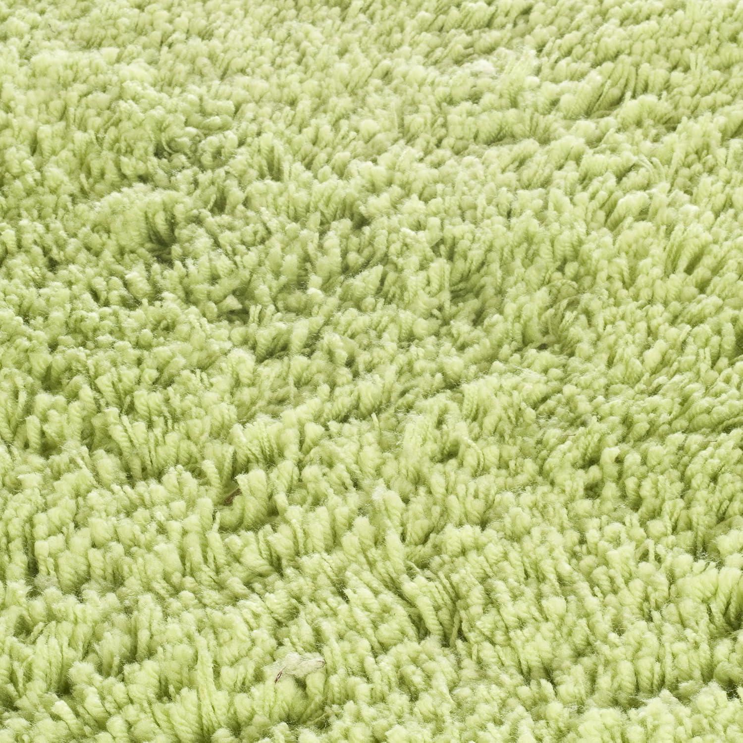 image:imageSAFAVIEH Classic Shag Collection Area Rug 5 x 8 Lime Handmade 175inch Thick Ideal for High Traffic Areas in Living Room Bedroom SG240BLimeGreen