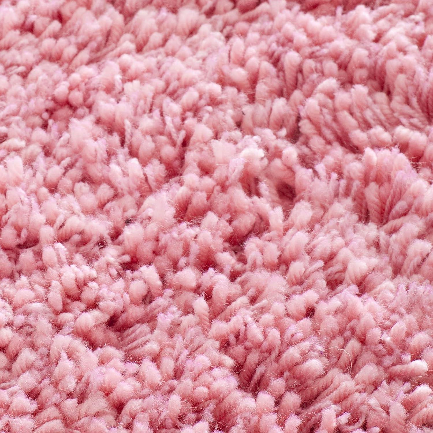 image:imageSAFAVIEH Classic Shag Collection Area Rug 5 x 8 Lime Handmade 175inch Thick Ideal for High Traffic Areas in Living Room Bedroom SG240BPink