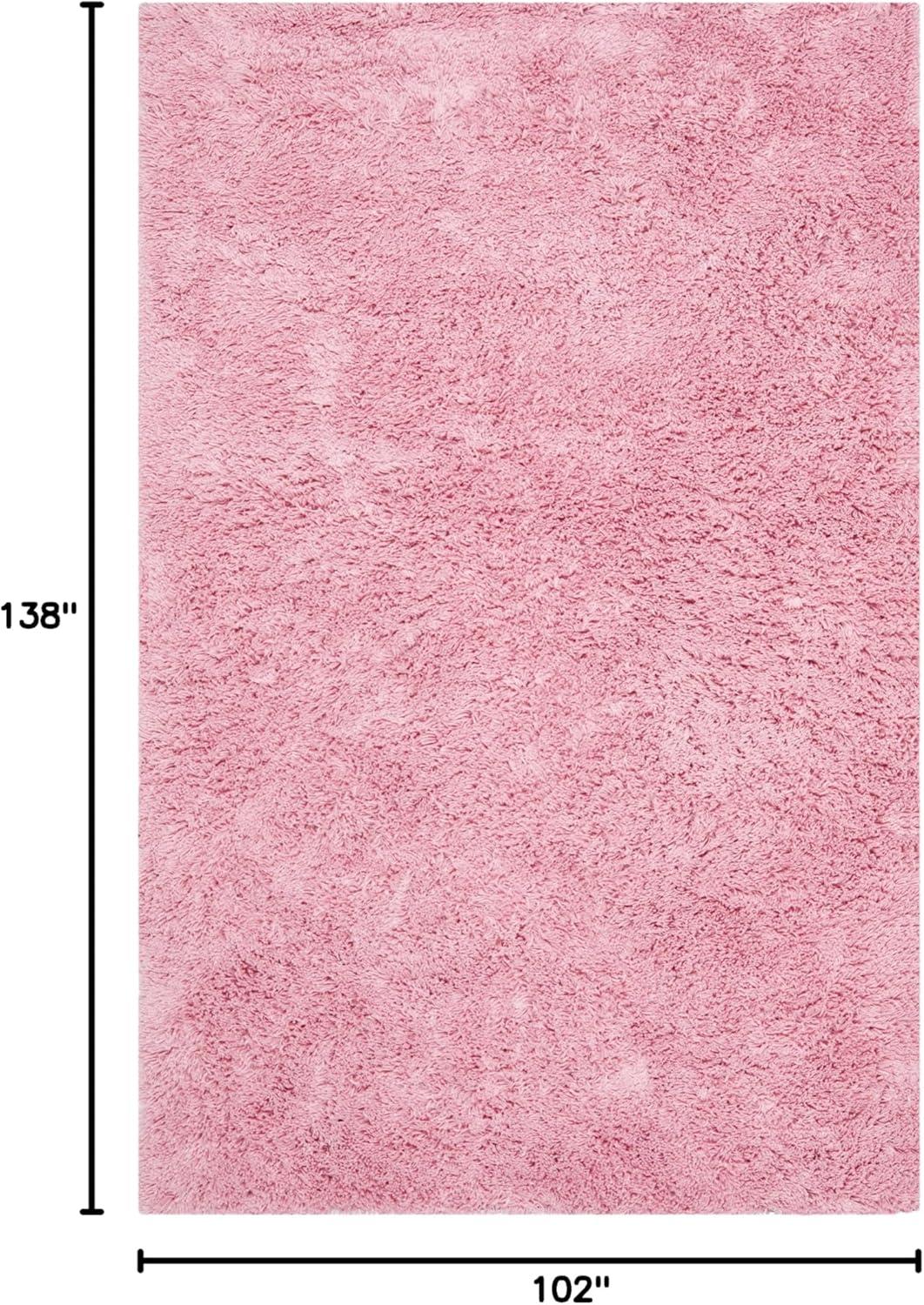 image:imageSAFAVIEH Classic Shag Collection Area Rug 5 x 8 Lime Handmade 175inch Thick Ideal for High Traffic Areas in Living Room Bedroom SG240BPink