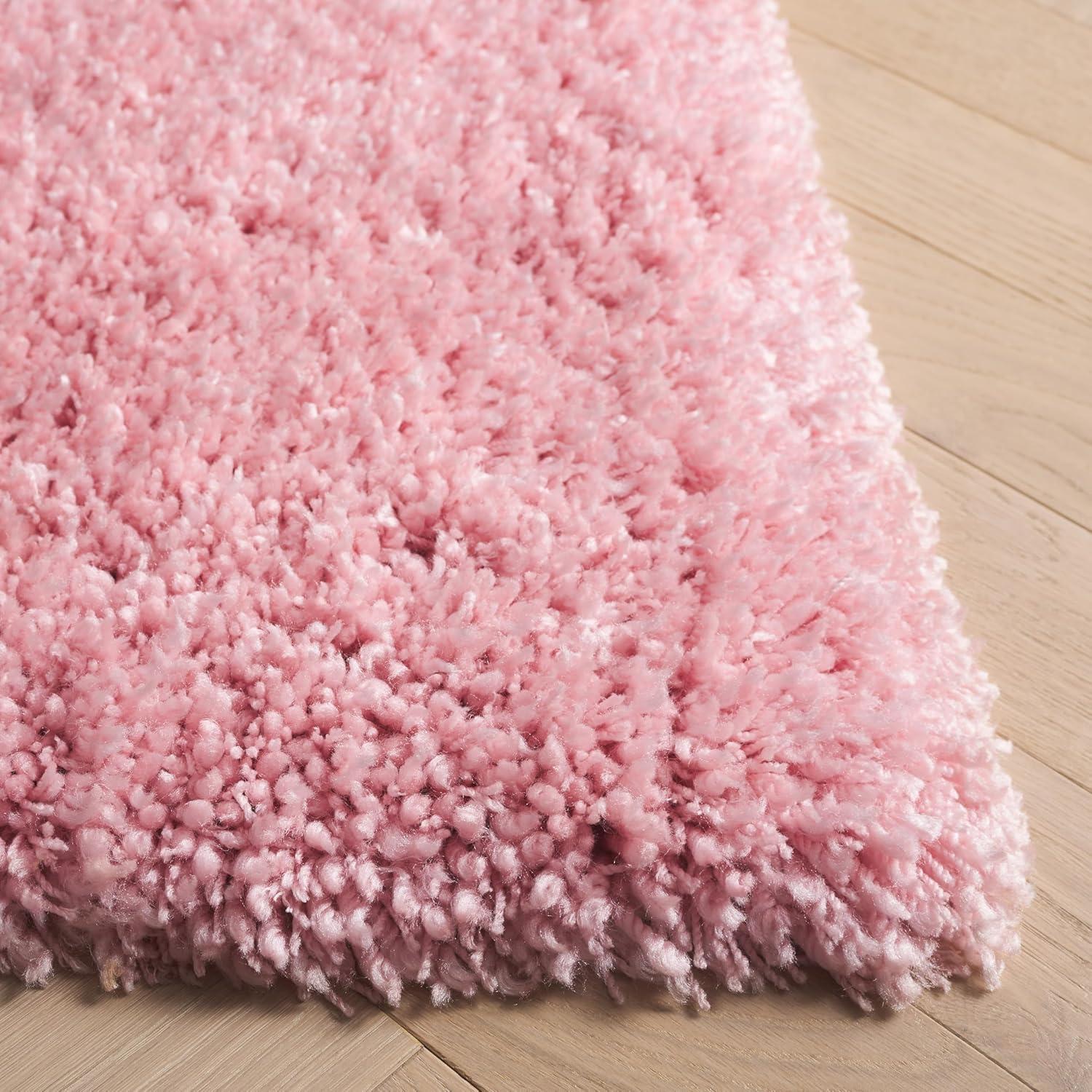image:imageSAFAVIEH Classic Shag Collection Area Rug 5 x 8 Lime Handmade 175inch Thick Ideal for High Traffic Areas in Living Room Bedroom SG240BPink