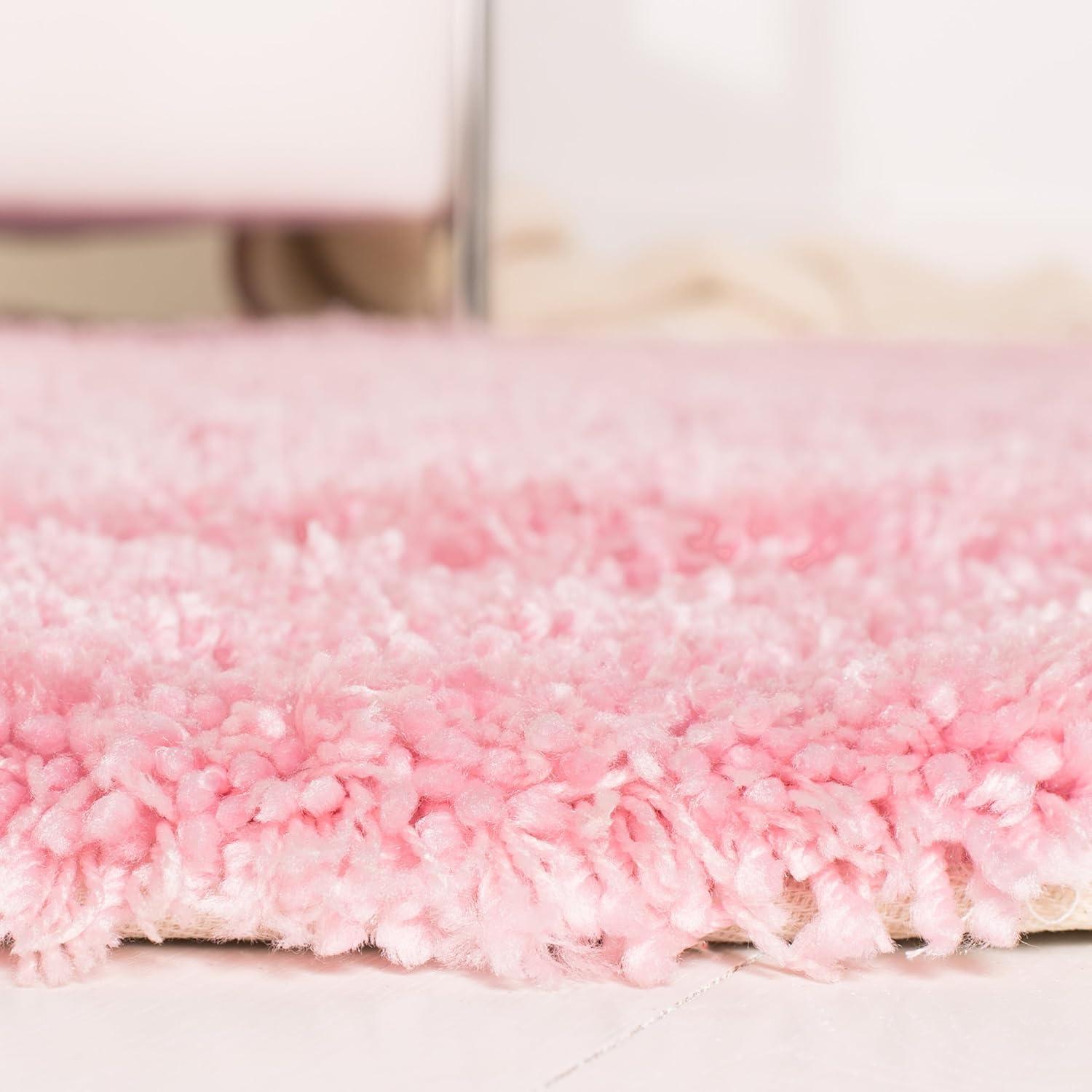 image:imageSAFAVIEH Classic Shag Collection Area Rug 5 x 8 Lime Handmade 175inch Thick Ideal for High Traffic Areas in Living Room Bedroom SG240BPink