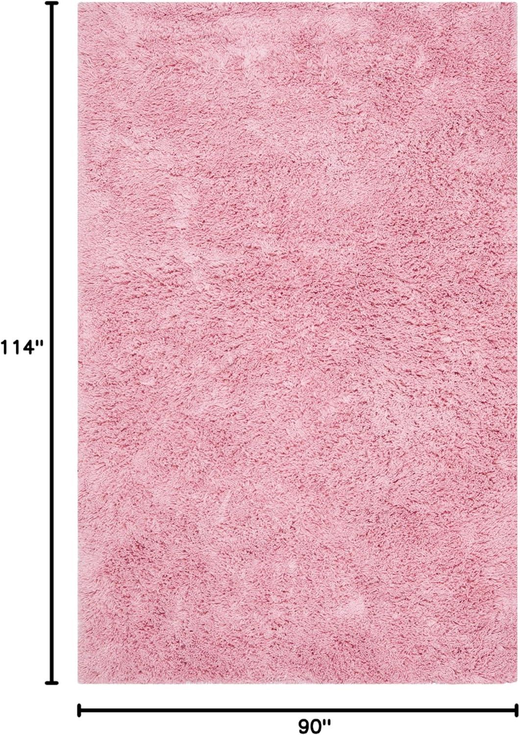 image:imageSAFAVIEH Classic Shag Collection Area Rug 5 x 8 Lime Handmade 175inch Thick Ideal for High Traffic Areas in Living Room Bedroom SG240BPink