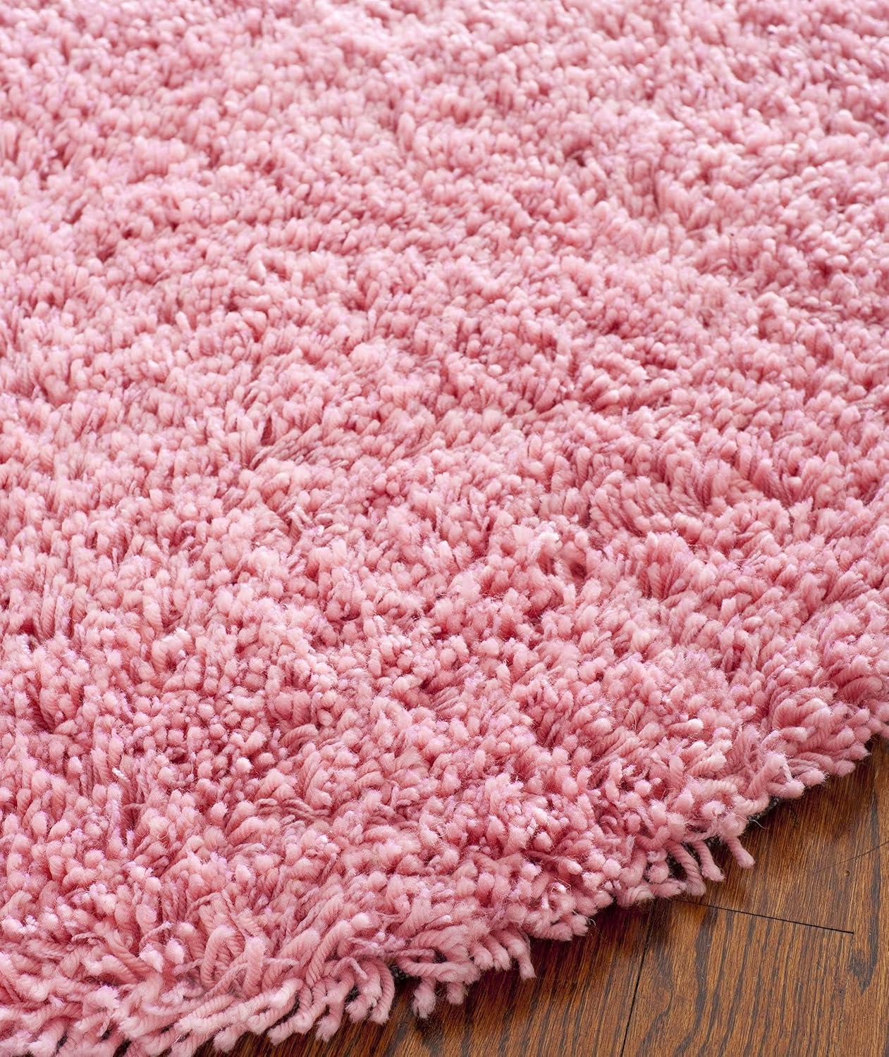 image:imageSAFAVIEH Classic Shag Collection Area Rug 5 x 8 Lime Handmade 175inch Thick Ideal for High Traffic Areas in Living Room Bedroom SG240BPink