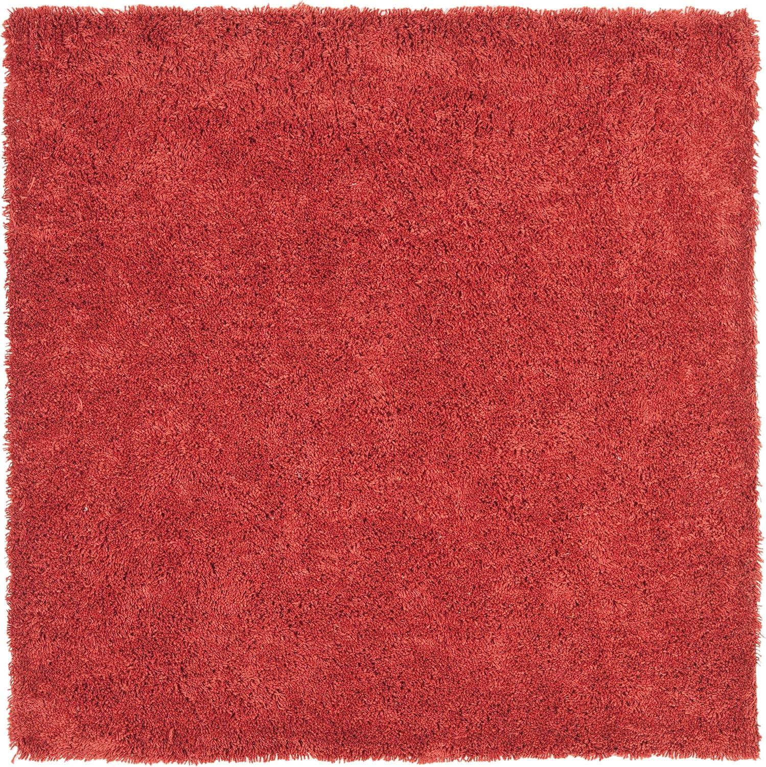image:imageSAFAVIEH Classic Shag Collection Area Rug 5 x 8 Lime Handmade 175inch Thick Ideal for High Traffic Areas in Living Room Bedroom SG240BRust