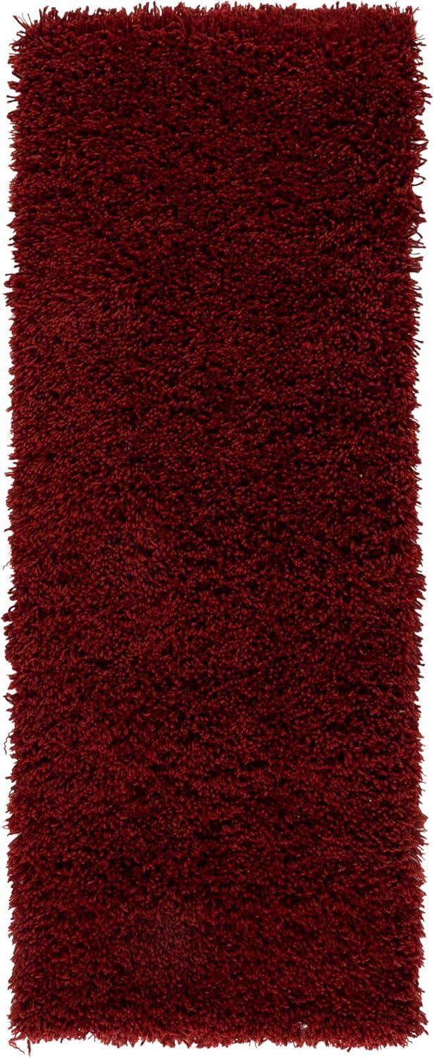 image:imageSAFAVIEH Classic Shag Collection Area Rug 5 x 8 Lime Handmade 175inch Thick Ideal for High Traffic Areas in Living Room Bedroom SG240BRust
