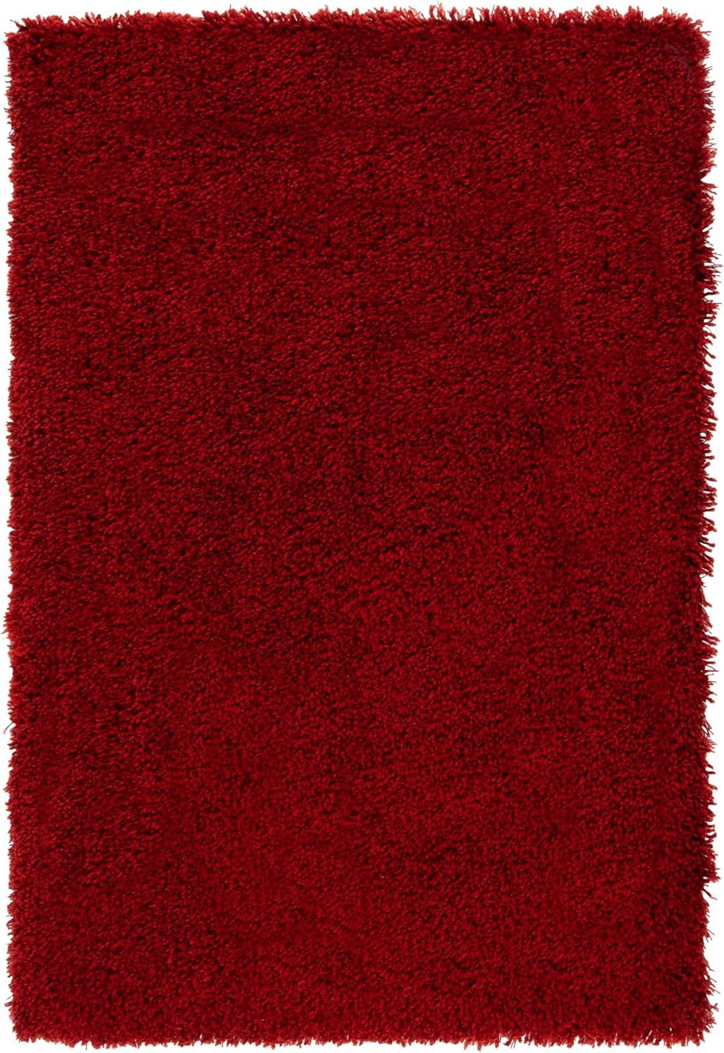 image:imageSAFAVIEH Classic Shag Collection Area Rug 5 x 8 Lime Handmade 175inch Thick Ideal for High Traffic Areas in Living Room Bedroom SG240BRust