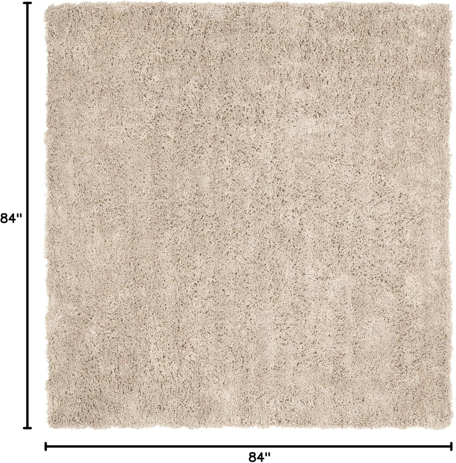 image:imageSAFAVIEH Classic Shag Collection Area Rug 5 x 8 Lime Handmade 175inch Thick Ideal for High Traffic Areas in Living Room Bedroom SG240BTaupe
