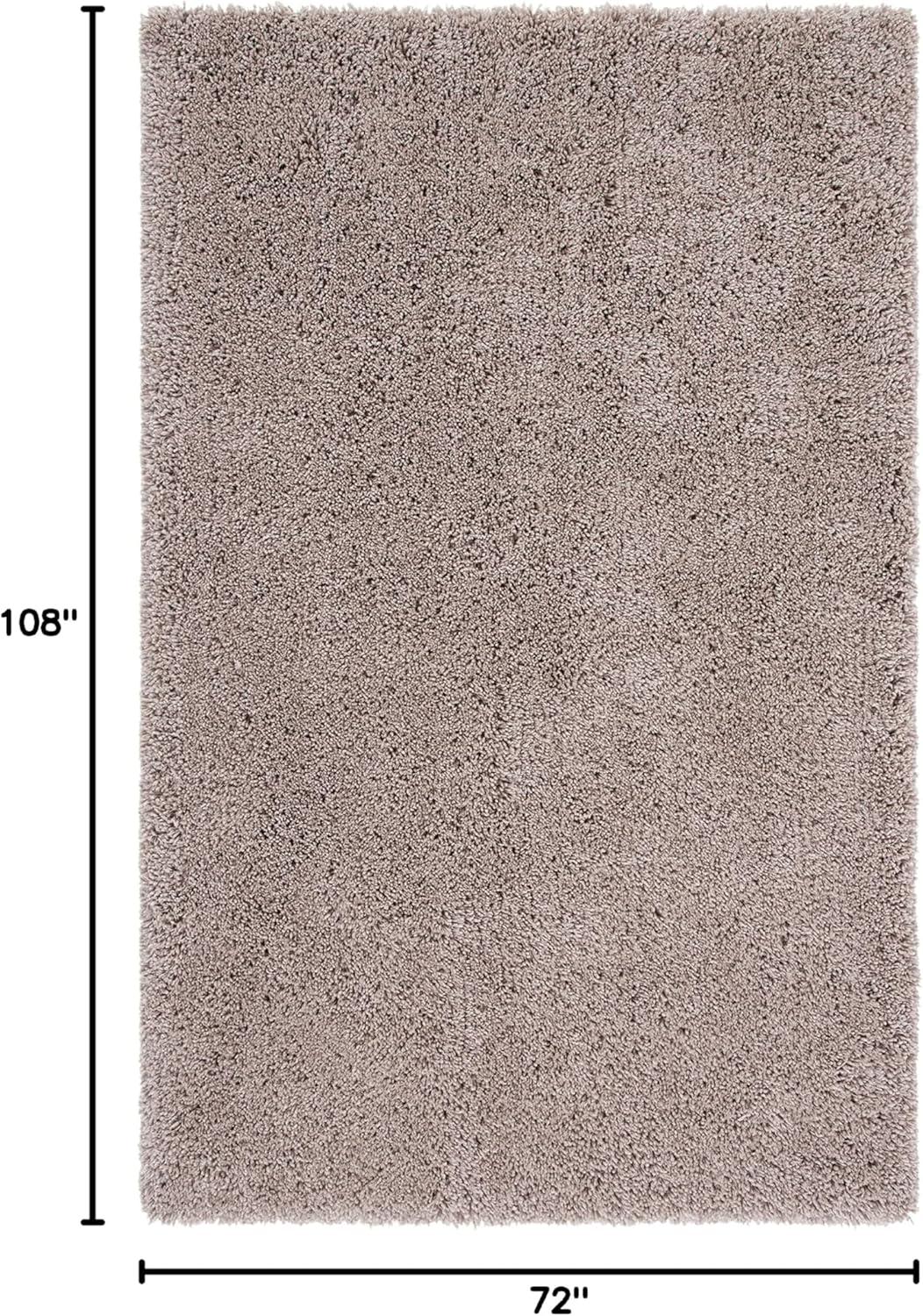 image:imageSAFAVIEH Classic Shag Collection Area Rug 5 x 8 Lime Handmade 175inch Thick Ideal for High Traffic Areas in Living Room Bedroom SG240BTaupe