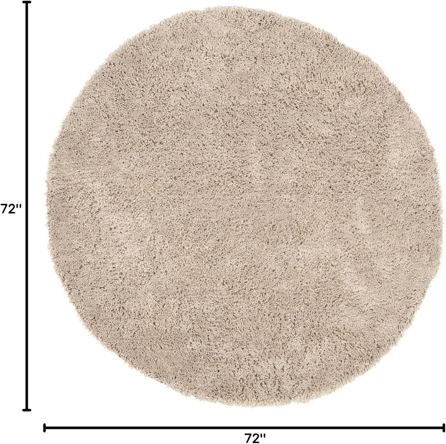 image:imageSAFAVIEH Classic Shag Collection Area Rug 5 x 8 Lime Handmade 175inch Thick Ideal for High Traffic Areas in Living Room Bedroom SG240BTaupe