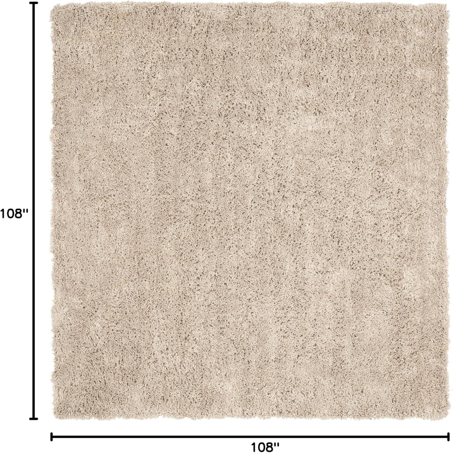 image:imageSAFAVIEH Classic Shag Collection Area Rug 5 x 8 Lime Handmade 175inch Thick Ideal for High Traffic Areas in Living Room Bedroom SG240BTaupe