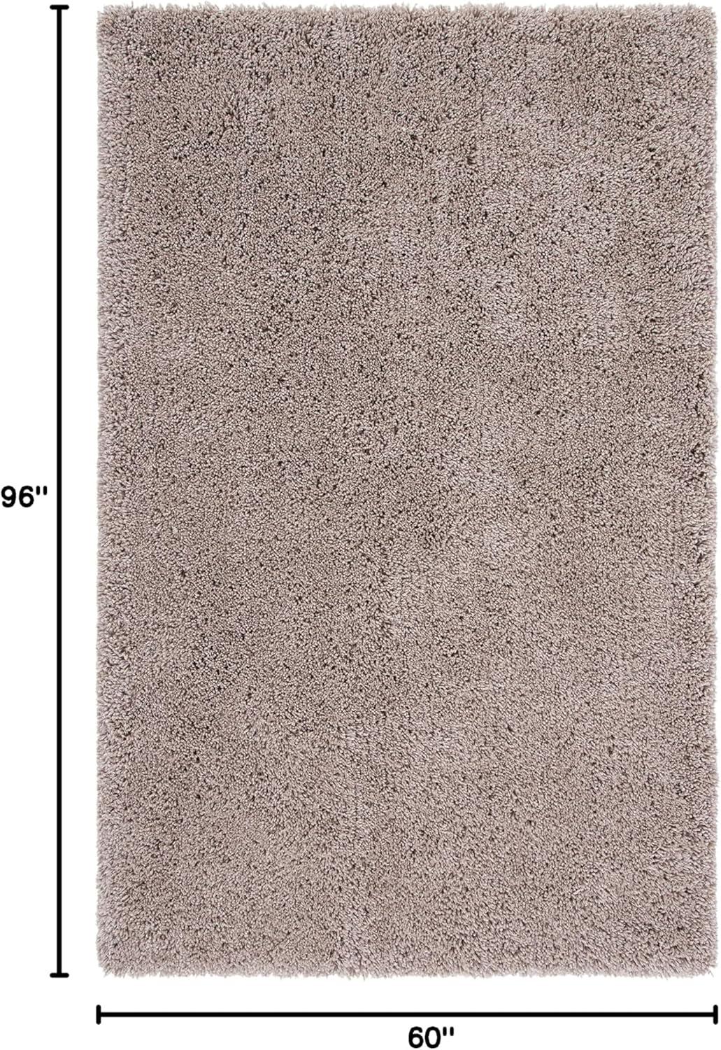image:imageSAFAVIEH Classic Shag Collection Area Rug 5 x 8 Lime Handmade 175inch Thick Ideal for High Traffic Areas in Living Room Bedroom SG240BTaupe