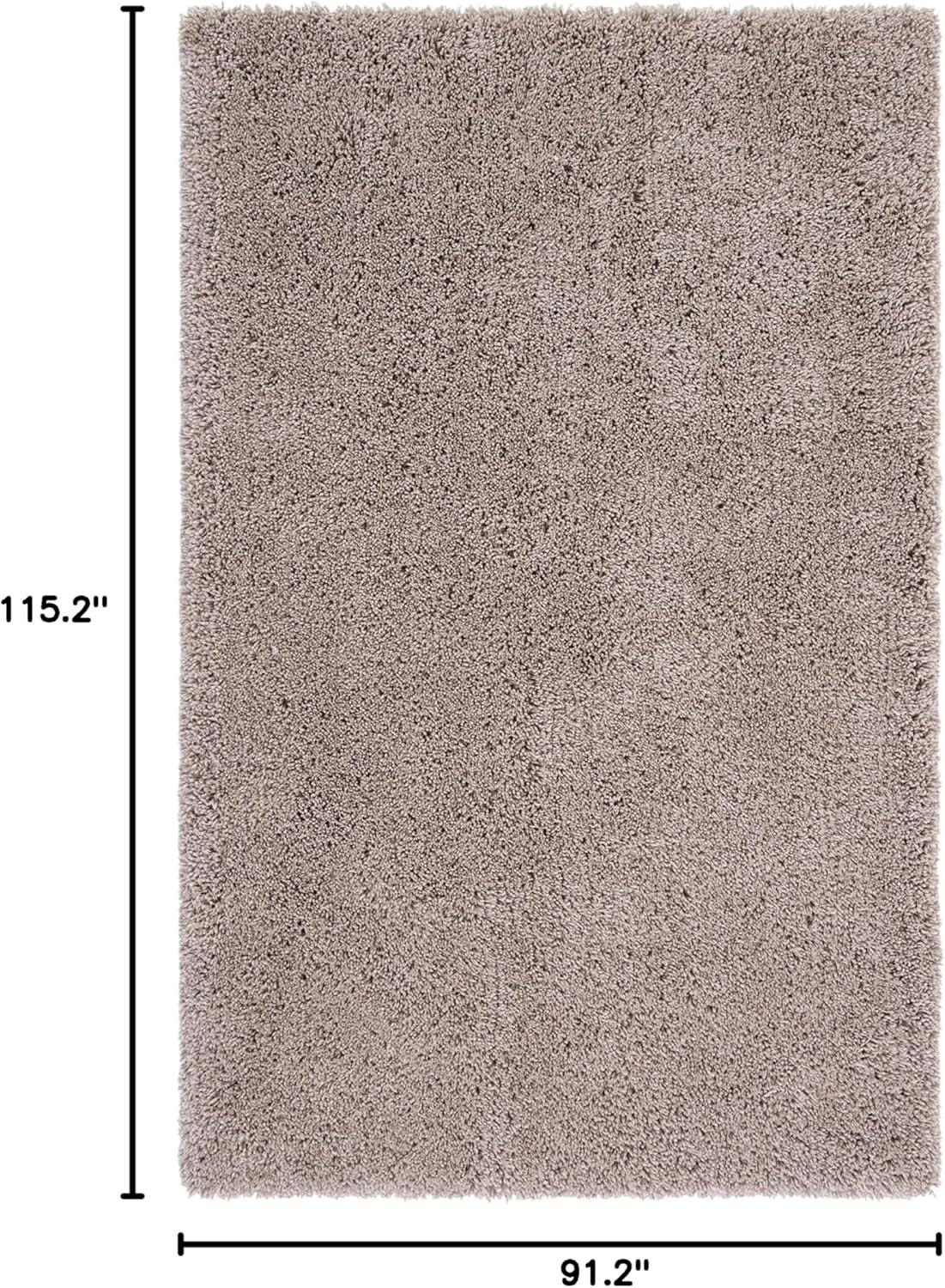 image:imageSAFAVIEH Classic Shag Collection Area Rug 5 x 8 Lime Handmade 175inch Thick Ideal for High Traffic Areas in Living Room Bedroom SG240BTaupe