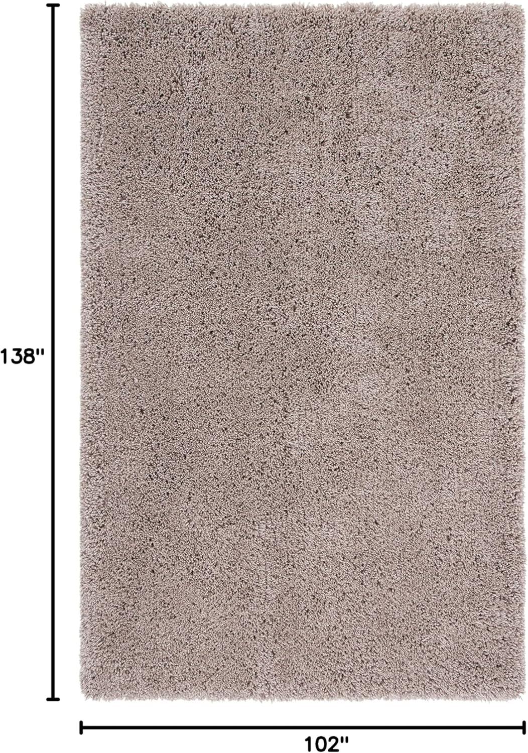 image:imageSAFAVIEH Classic Shag Collection Area Rug 5 x 8 Lime Handmade 175inch Thick Ideal for High Traffic Areas in Living Room Bedroom SG240BTaupe