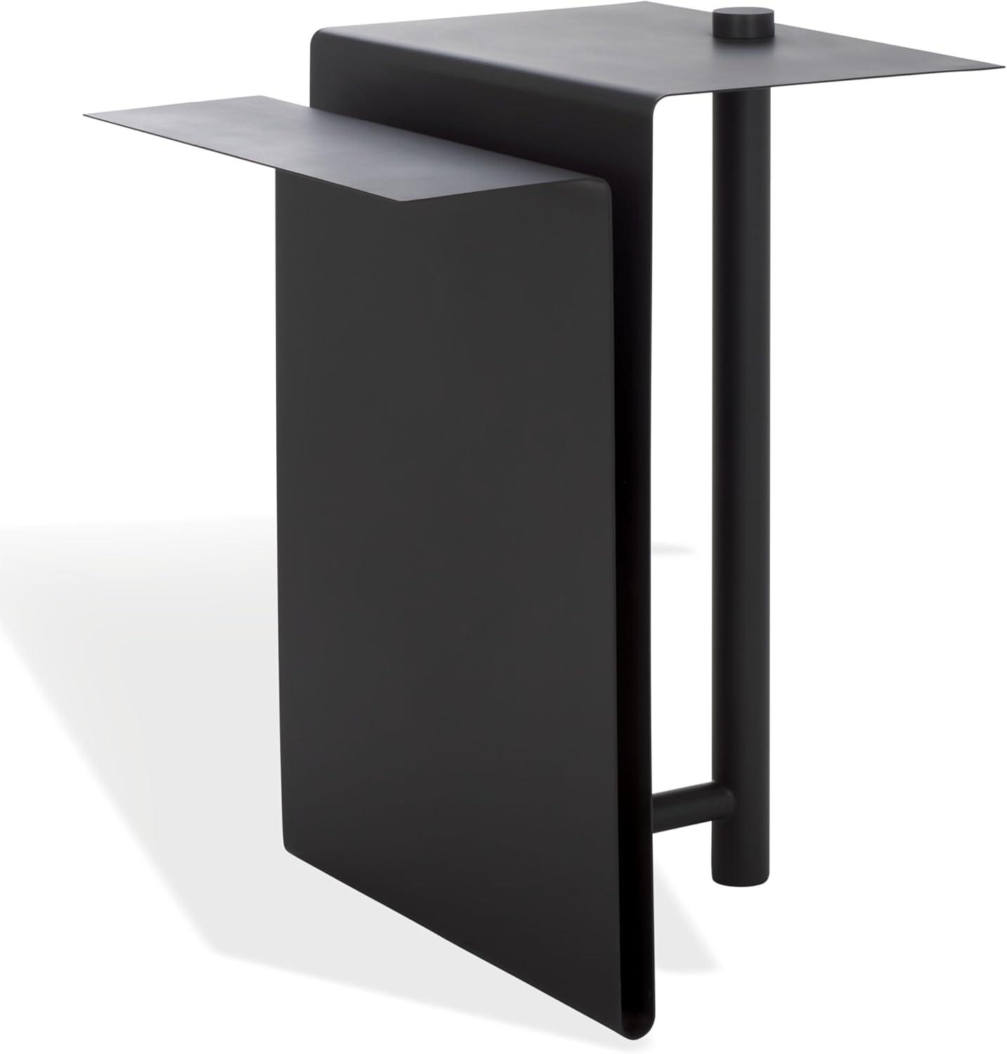 image:imageSAFAVIEH Couture Collection Aldwyn Blue Metal Accent Table Modern Fully Assembled Side Table SFV6803CBlack