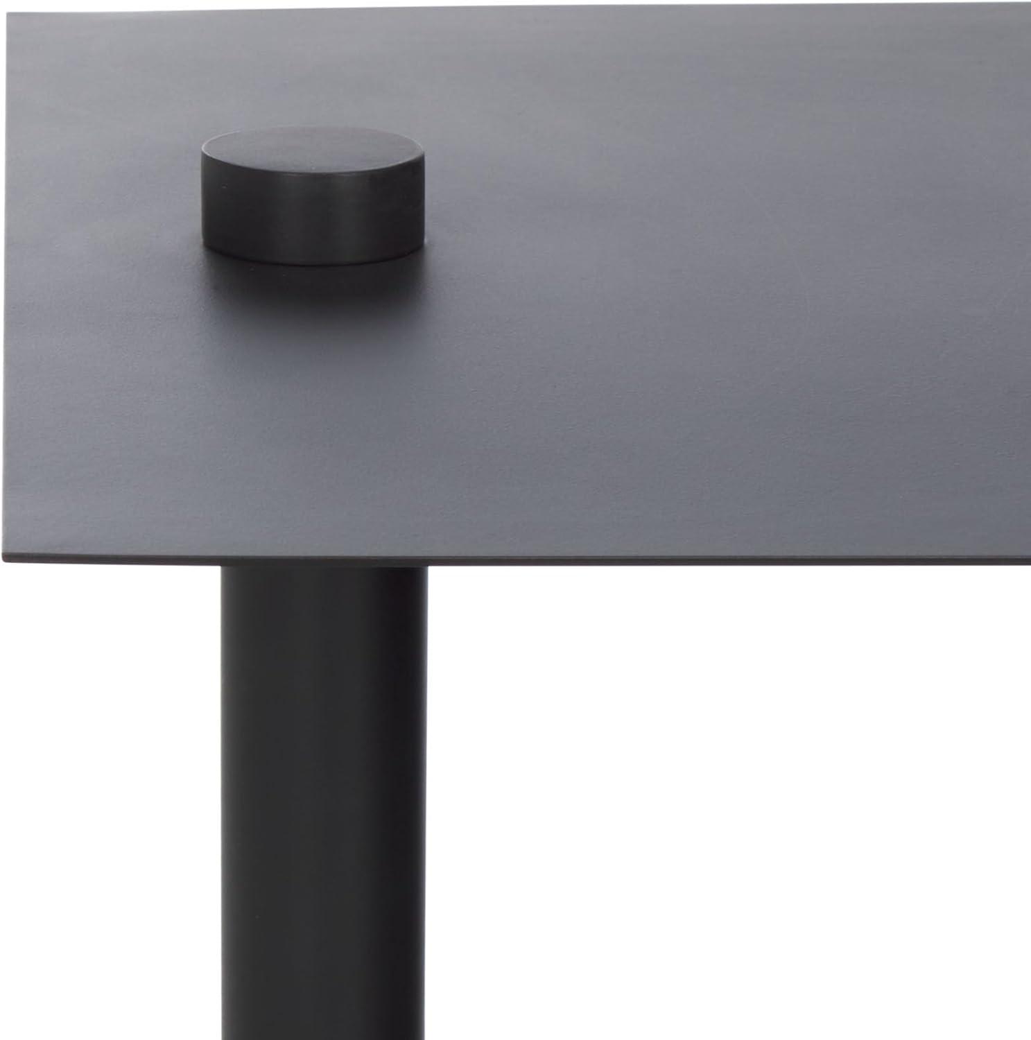 image:imageSAFAVIEH Couture Collection Aldwyn Blue Metal Accent Table Modern Fully Assembled Side Table SFV6803CBlack