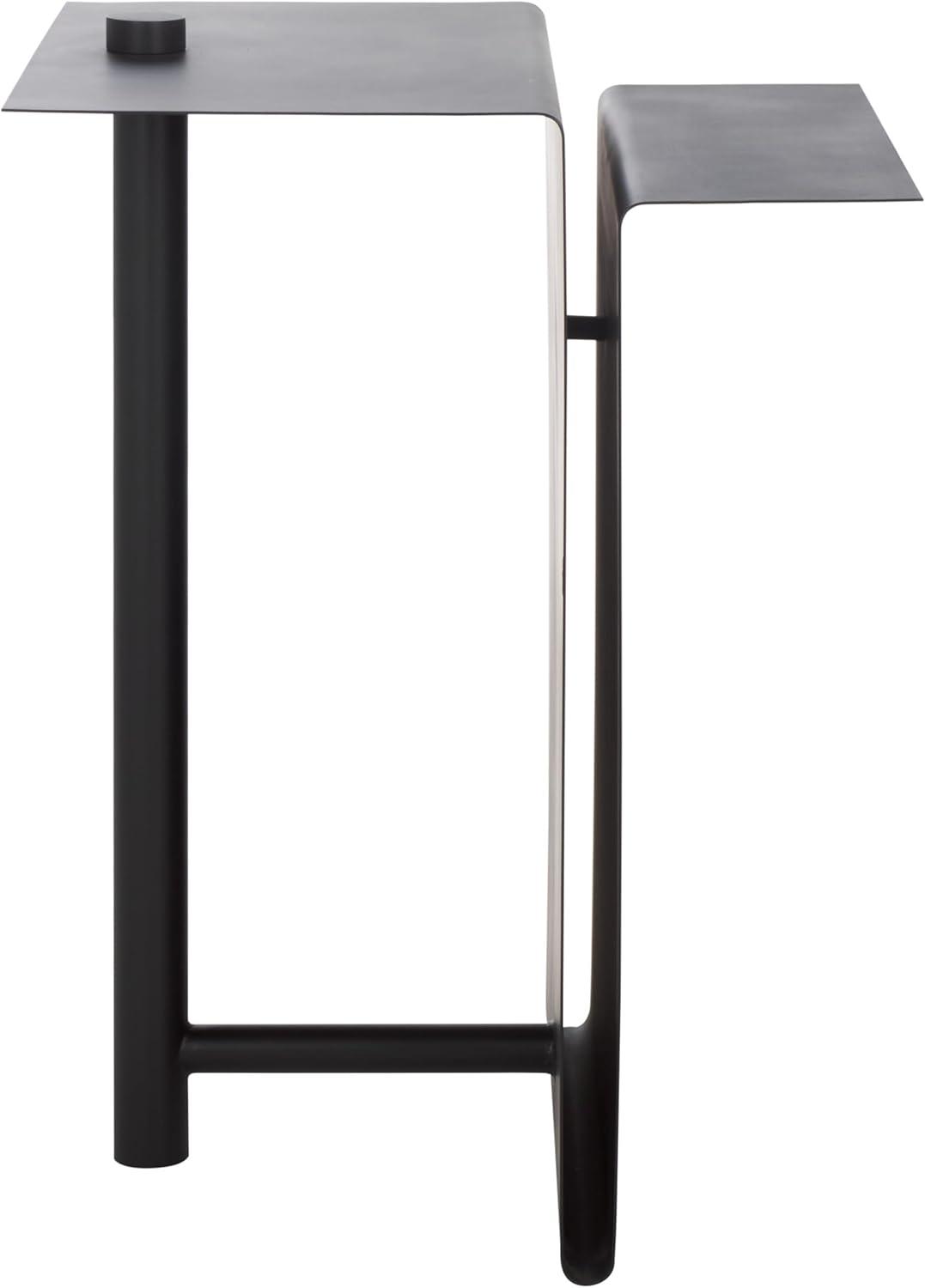 image:imageSAFAVIEH Couture Collection Aldwyn Blue Metal Accent Table Modern Fully Assembled Side Table SFV6803CBlack