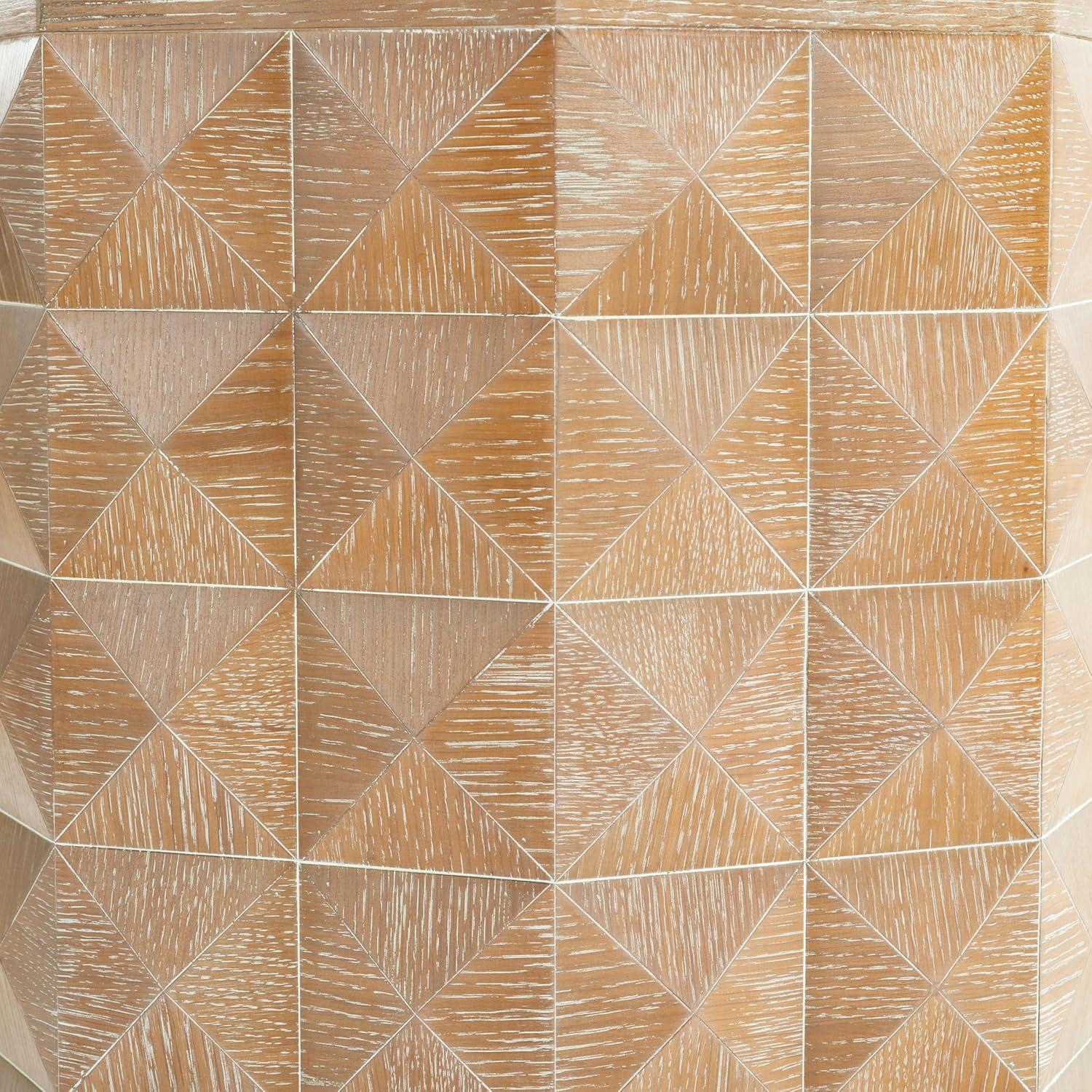 image:imageSAFAVIEH Couture Collection Patty Black Accent Table Octagonal Side Table Carved Design Fully Assembled SFV7252ANatural