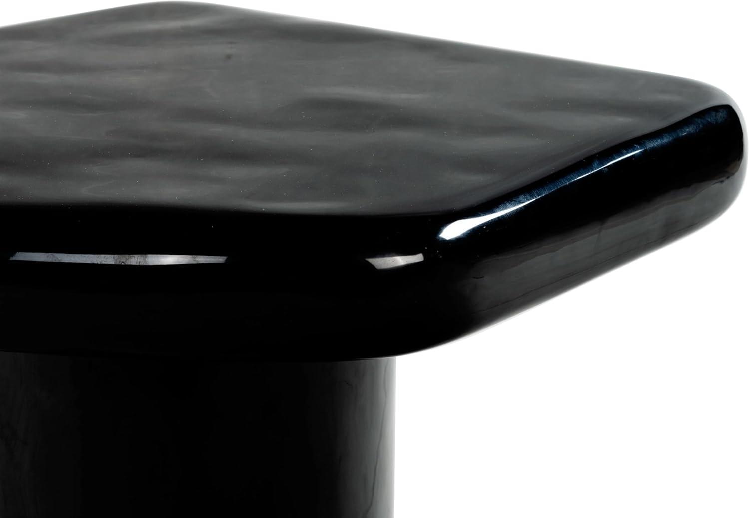 image:imageSAFAVIEH Couture Collection Rhianna White Concrete Accent Table Sculptural Side Table Modern Design SFV2608ABlack