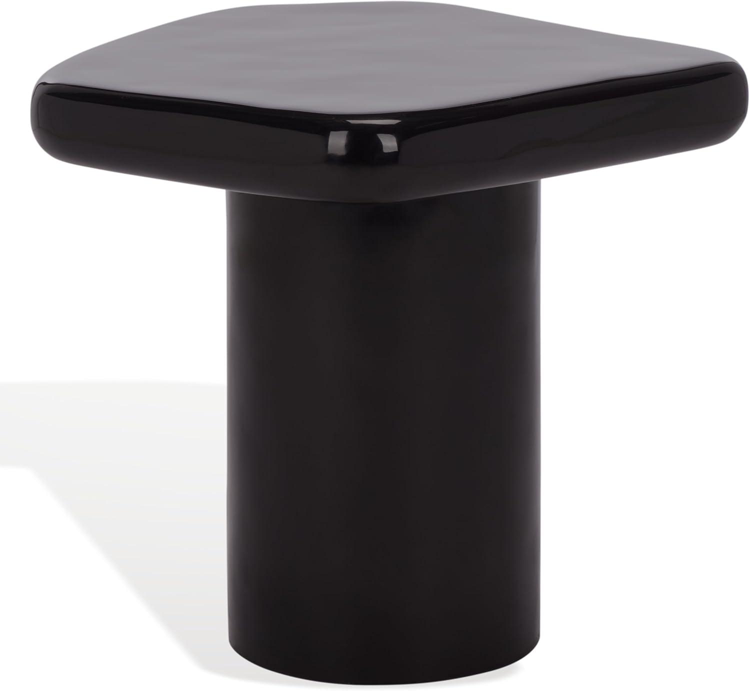 image:imageSAFAVIEH Couture Collection Rhianna White Concrete Accent Table Sculptural Side Table Modern Design SFV2608ABlack