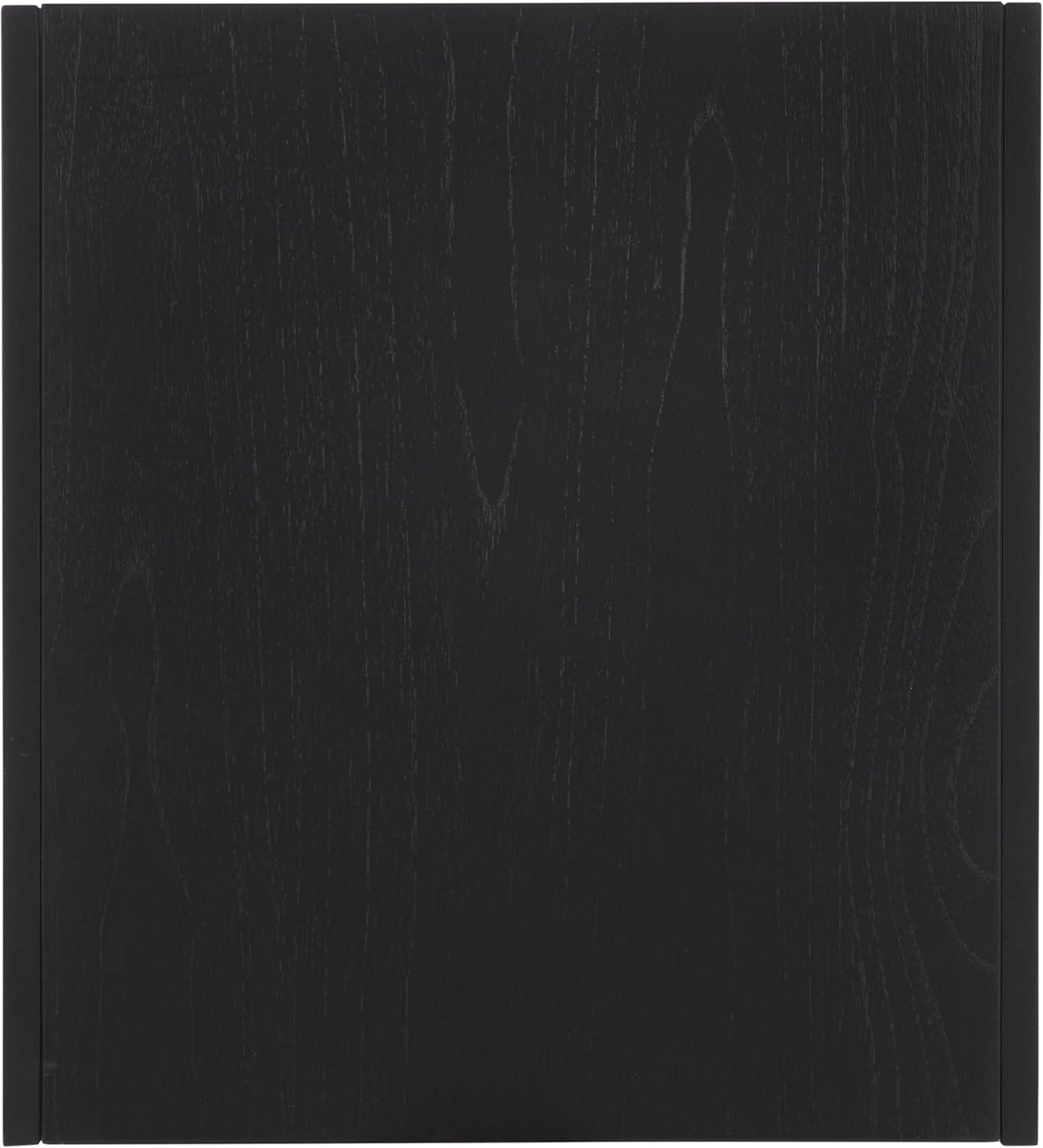 image:imageSAFAVIEH Couture Collection Tawney Black Accent Table CShaped Side Table Modern Minimalist Design SFV1317ABlack