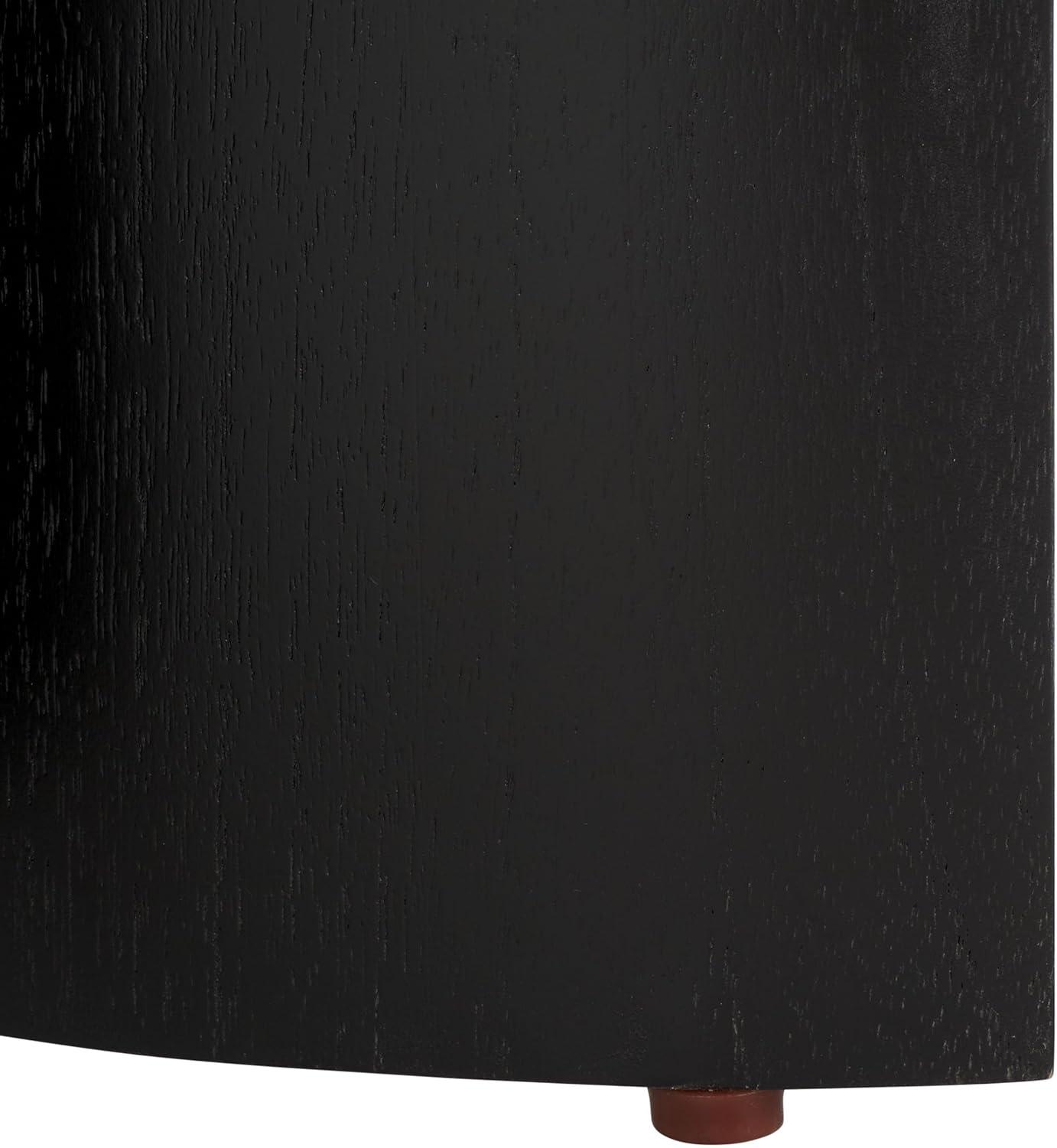 image:imageSAFAVIEH Couture Collection Audriella Natural Brown Round Top Accent TableBlack