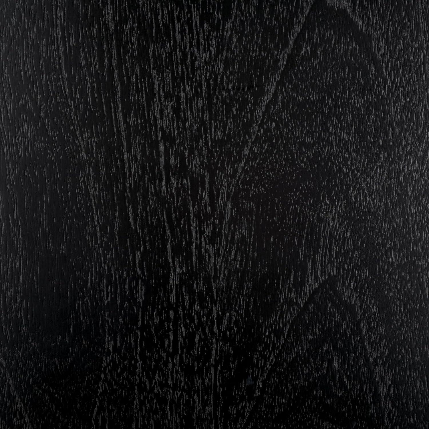 image:imageSAFAVIEH Couture Collection Audriella Natural Brown Round Top Accent TableBlack