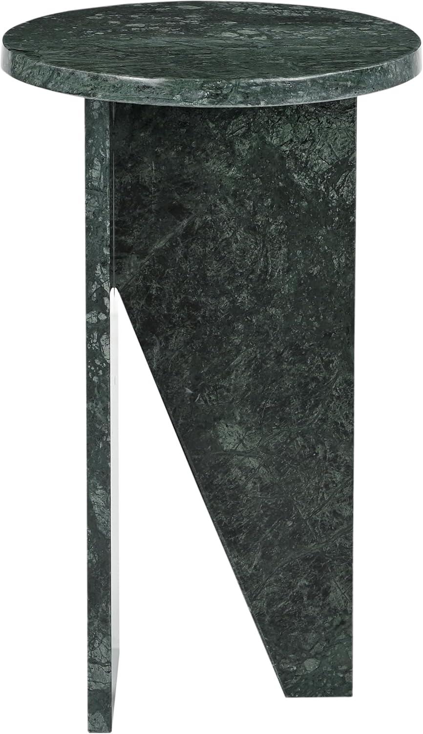 image:imageSAFAVIEH Couture Collection Devlin Red Marble Drink Table Fully AssembledGreen