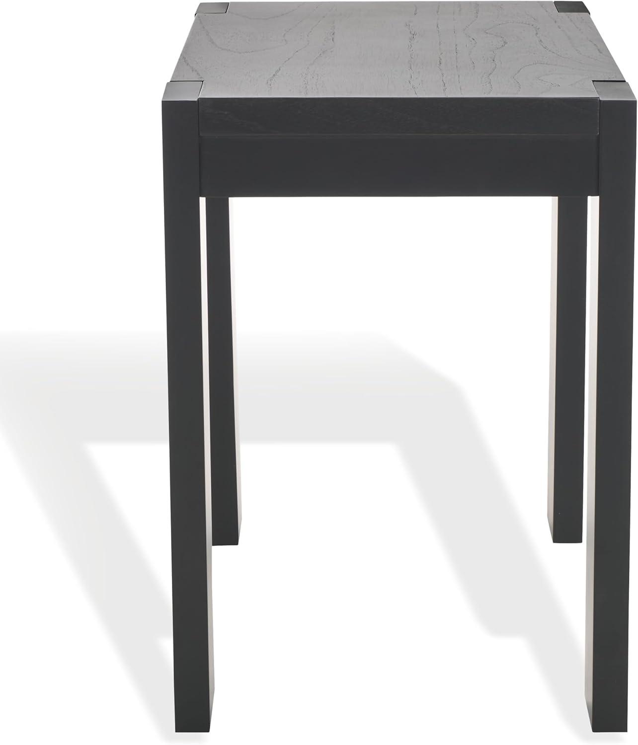 image:imageSAFAVIEH Couture Collection Nikole Natural Brown Rectangle Accent TableBlack