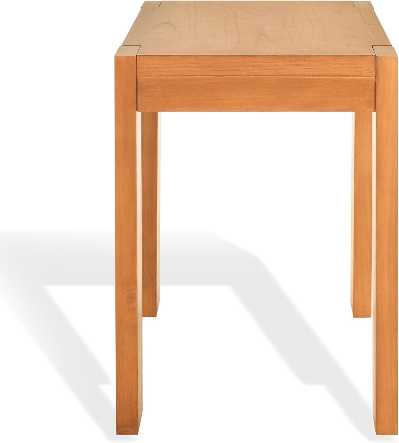 image:imageSAFAVIEH Couture Collection Nikole Natural Brown Rectangle Accent TableNatural